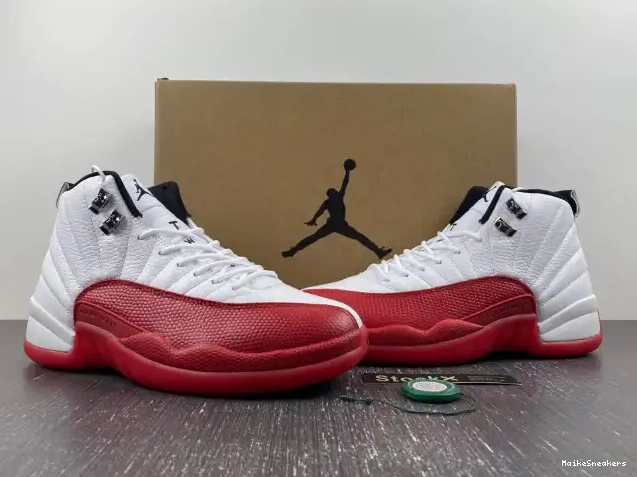 MaikeSneakers Retro 130690-110 12 Air Cherry Jordan 0516